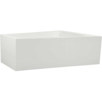 Raumsparwanne Malibu Comfort, 180 x 135 x 60 cm, weiß  Ausführung rechts mit fugenloser Schürze