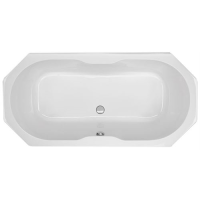8-Eckwanne Nora, 185 x 90 x 49,5 cm, weiß