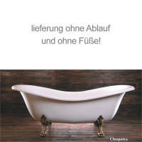 Retro Style Badewanne Cleopatra, 188 x 80 x 40 cm, weiß