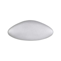 Badewannen-Kopfstütze Pad silber