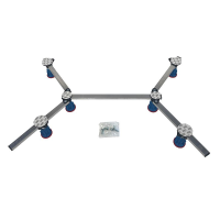 6-Punktduschwannenfuß DF6 flach, Verstellbereich: 87 - 115 mm
