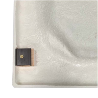Viertelkreisduschwanne Cola R, 100 x 100 x 13,5 cm, weiß