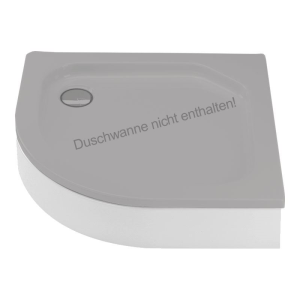 Schürze für Viertelkreisduschwanne Tino, 90 x 90 x 6,5 cm, weiß R50