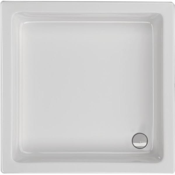 Viereckduschwanne Tino E, 70 x 70 x 7,5 cm, weiß