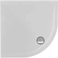 Viertelkreisduschwanne Adria R, 90 x 90 x 2,5 cm, weiß R55