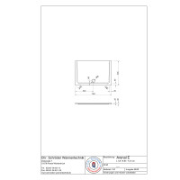 Rechteckduschwanne Arenal E, 120 x 80 x 2,5 cm, weiß, inkl. CS-Finish-Dichtsystem
