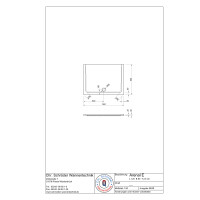 Rechteckduschwanne Arenal E, 120 x 90 x 2,5 cm, weiß, inkl. CS-Finish-Dichtsystem
