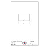 Rechteckduschwanne Arenal E, 140 x 90 x 2,5 cm, weiß, inkl. CS-Finish-Dichtsystem