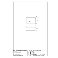Rechteckduschwanne Mariana E, 100 x 70 x 4 cm, weiß