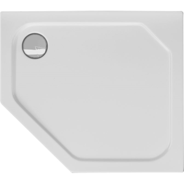 5-Eckduschwanne Asta F, 90 x 80 x 2,5 cm, weiß rechts