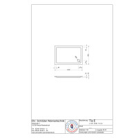 Rechteckduschwanne Tia Plus E, 120 x 80 x 3 cm, weiß