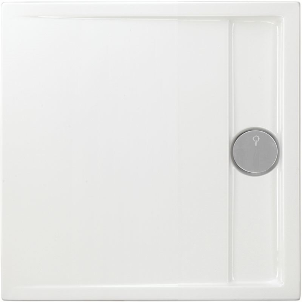 Rechteckduschwanne Easytray E, 100 x 80 x 2,5 cm, weiß