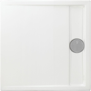 Rechteckduschwanne Easytray E, 100 x 80 x 2,5 cm, weiß