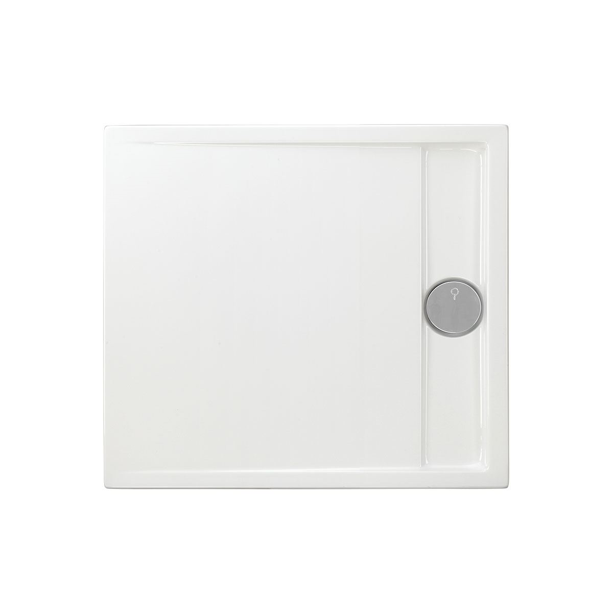 Rechteckduschwanne Easytray E, 100 x 90 x 2,5 cm, weiß