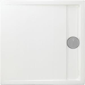 Viereckduschwanne Easytray E, 100 x 100 x 2,5 cm, weiß
