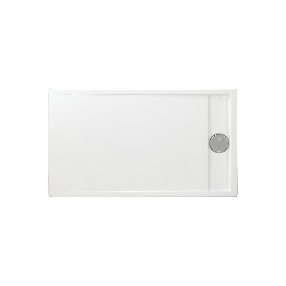 Rechteckduschwanne Easytray E, 140 x 80 x 2,5 cm, weiß