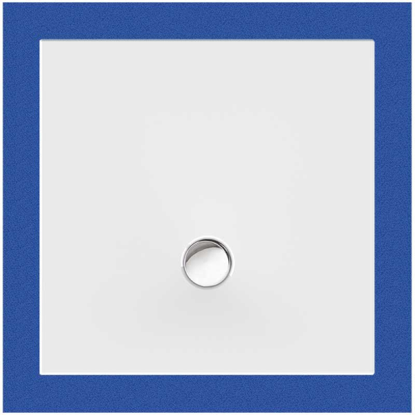 Viereckduschwanne Flat New E, 80 x 80 x 1,5 cm, weiß, inkl. CS-Finish-Dichtsystem