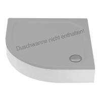 Schürze für Viertelkreisduschwanne Asta, 80 x 80 x 2,5 cm, weiß R55