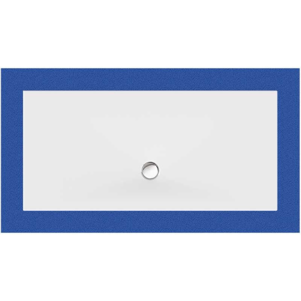 Rechteckeckduschwanne Flat New E, 180 x 80 x 2,5 cm, weiß, inkl. CS-Finish-Dichtsystem