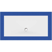 Rechteckeckduschwanne Flat New E, 180 x 80 x 2,5 cm, weiß, inkl. CS-Finish-Dichtsystem