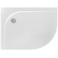 Viertelkreisduschwanne Marola R, 90 x 120 x 2 cm, weiß R55