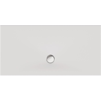 Rechteckduschwanne Flat New E, 160 x 80 x 2,5 cm, weiß