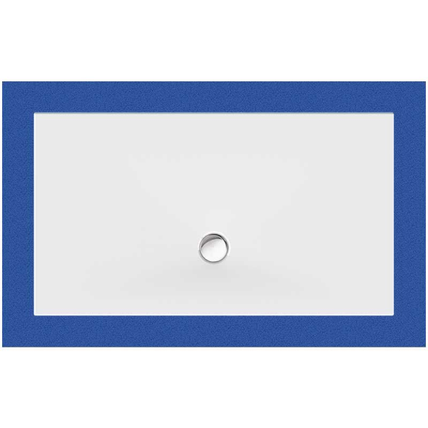 Rechteckduschwanne Flat New E, 160 x 90 x 2,5 cm, weiß inkl. CS-Finish-Dichtsystem