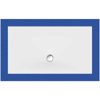 Rechteckduschwanne Flat New E, 160 x 90 x 2,5 cm, weiß inkl. CS-Finish-Dichtsystem