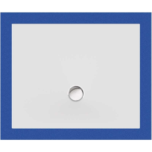 Rechteckduschwanne Flat New E, 120 x 100 x 2,5 cm, weiß inkl. CS-Finish-Dichtsystem