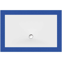 Rechteckduschwanne Flat New E, 150 x 90 x 2,5 cm, weiß inkl. CS-Finish-Dichtsystem