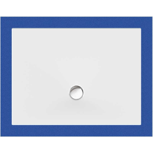 Rechteckduschwanne Flat New E, 130 x 100 x 2 cm, weiß inkl. CS-Finish-Dichtsystem