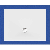 Rechteckduschwanne Flat New E, 130 x 100 x 2 cm, weiß inkl. CS-Finish-Dichtsystem
