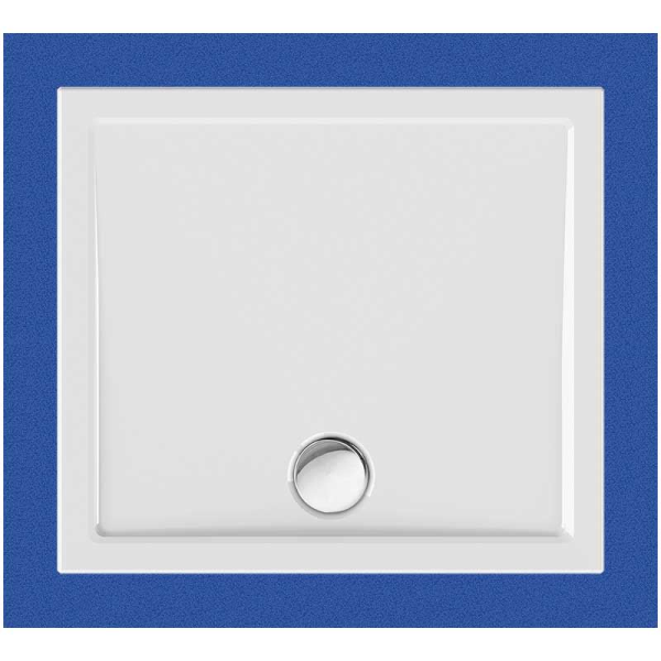 Rechteckduschwanne Sito E, 100 x 90 x 2,5 cm, weiß inkl. CS-Finish-Dichtsystem