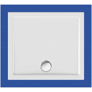Rechteckduschwanne Sito E, 100 x 90 x 2,5 cm, weiß inkl. CS-Finish-Dichtsystem