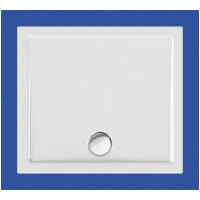 Rechteckduschwanne Sito E, 100 x 90 x 2,5 cm, weiß inkl. CS-Finish-Dichtsystem