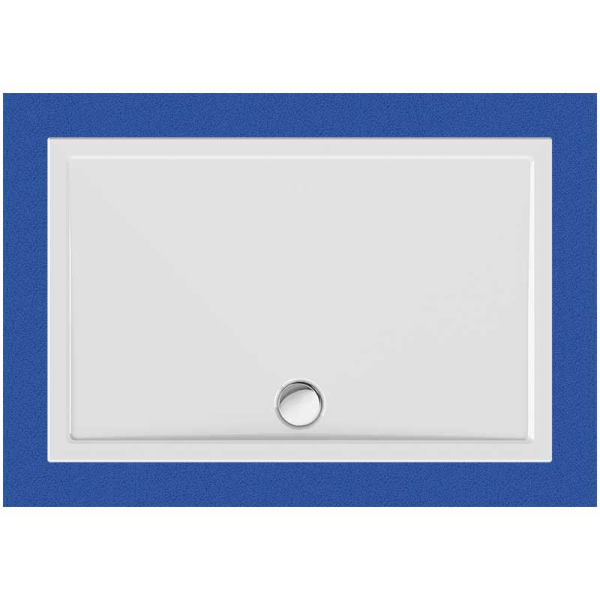 Rechteckduschwanne Sito E, 140 x 90 x 2,5 cm, weiß inkl. CS-Finish-Dichtsystem