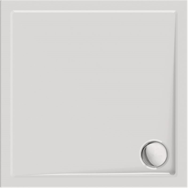Viereckduschwanne Sito E, 120 x 120 x 2,5 cm, weiß