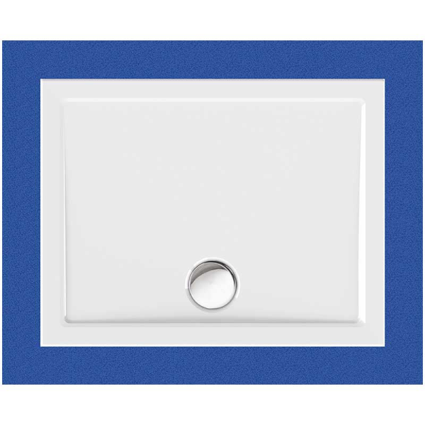 Rechteckduschwanne Sito E, 90 x 70 x 2,5 cm, weiß inkl. CS-Finish-Dichtsystem