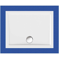 Rechteckduschwanne Sito E, 90 x 70 x 2,5 cm, weiß inkl. CS-Finish-Dichtsystem