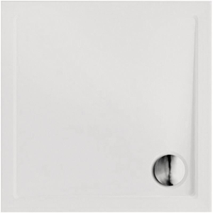 Viereckduschwanne Sito E, 90 x 90 x 2,5 cm, weiß