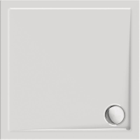 Viereckduschwanne Sito E, 80 x 80 x 2,5 cm, weiß
