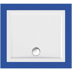 Rechteckduschwanne Sito E, 90 x 80 x 2,5 cm, weiß inkl. CS-Finish-Dichtsystem