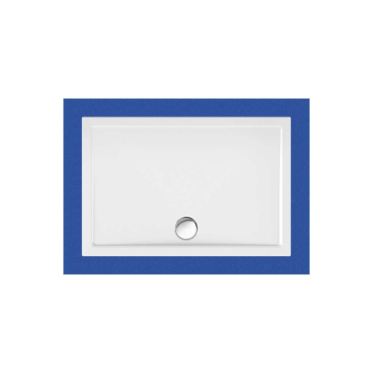 Rechteckduschwanne Sito E, 120 x 80 x 2,5 cm,...