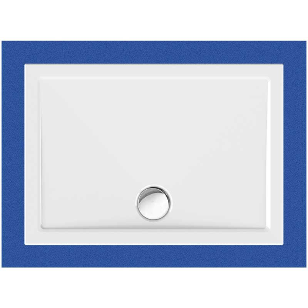 Rechteckduschwanne Sito E, 120 x 90 x 2,5 cm, weiß inkl. CS-Finish-Dichtsystem
