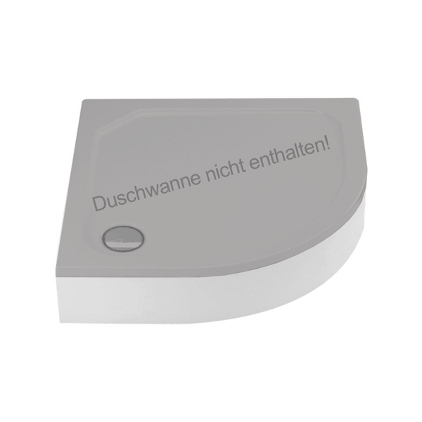 Schürze für Viertelkreisduschwanne Asta, 90 x 90 x 2,5 cm, weiß R55