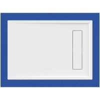 Rechteckduschwanne Lyon E, 100 x 90 x 2,5 cm, weiß inkl. CS-Finish-Dichtsystem