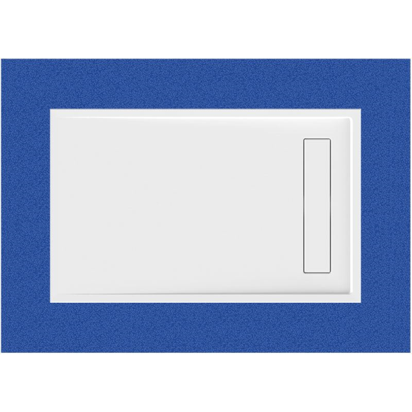 Rechteckduschwanne Lyon E, 150 x 90 x 2,5 cm, weiß inkl. CS-Finish-Dichtsystem