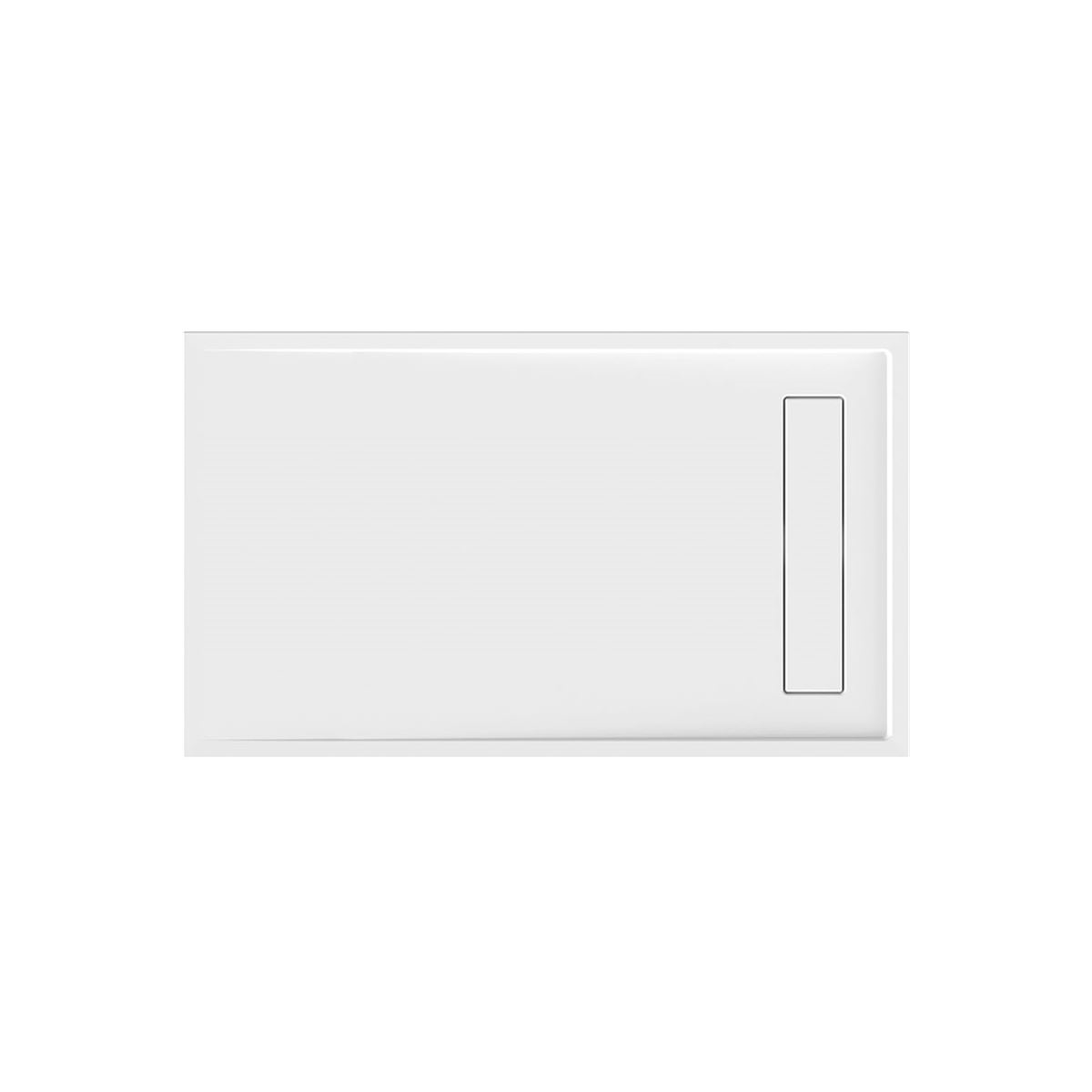 Rechteckduschwanne Lyon E, 160 x 90 x 2,5 cm, weiß
