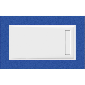 Rechteckduschwanne Lyon E, 170 x 90 x 2,5 cm, weiß inkl. CS-Finish-Dichtsystem