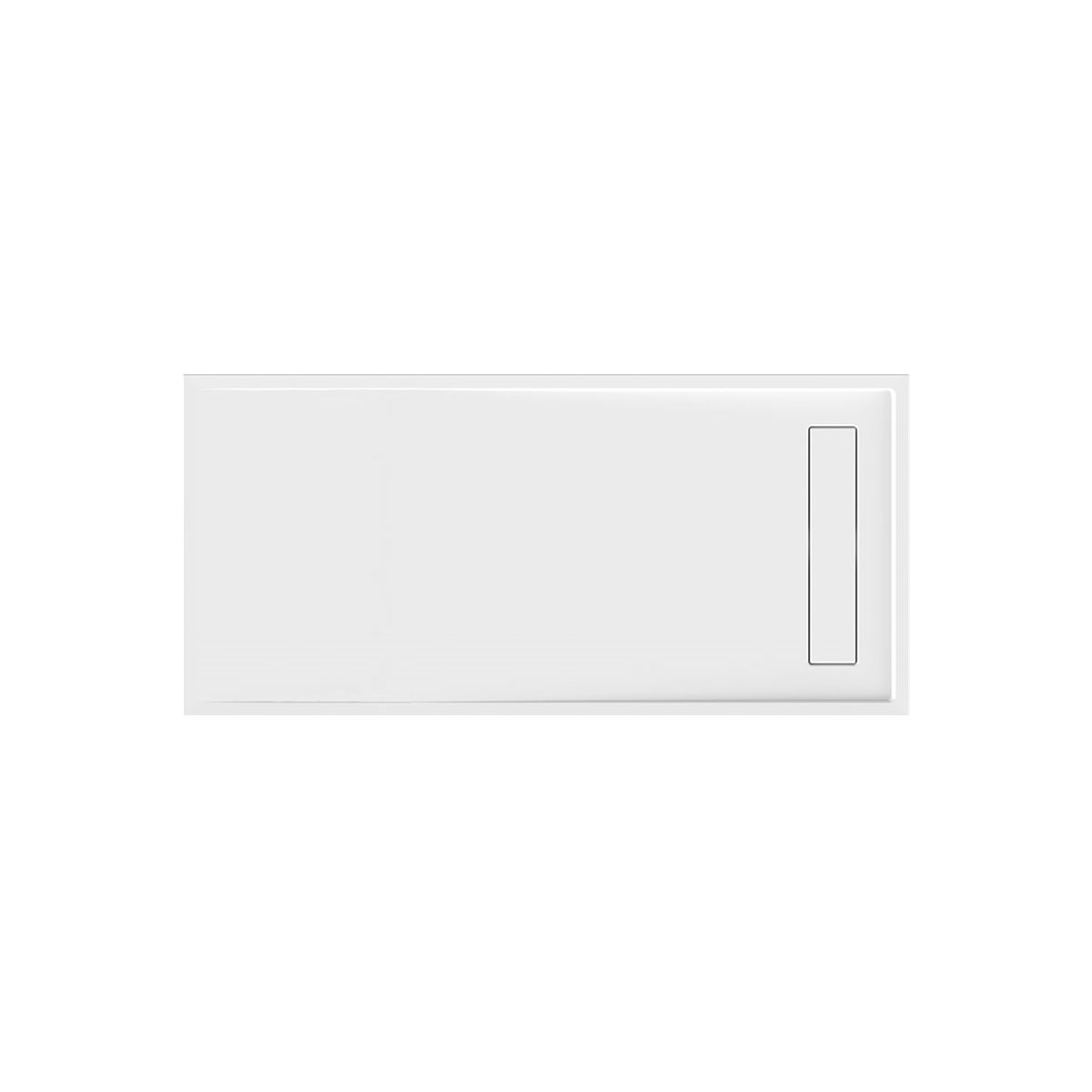 Rechteckduschwanne Lyon E, 180 x 90 x 2,5 cm, weiß